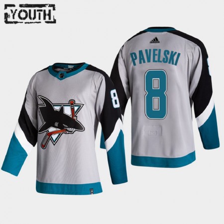 Dětské Hokejový Dres San Jose Sharks Dresy Joe Pavelski 8 2020-21 Reverse Retro Authentic
